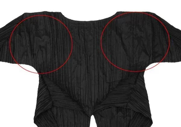 Issey Miyake Vintage Black Pleated Top