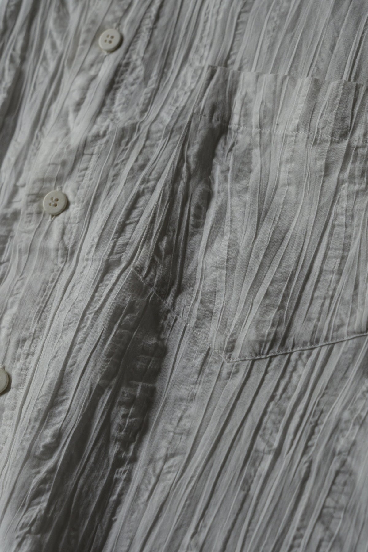 Issey Miyake SS12 Cotton Linen Short Sleeve Pleated Shirt
