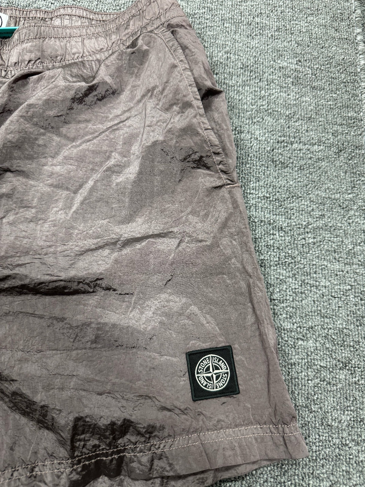 Stone Island Metallic Nylon Silver Jacket