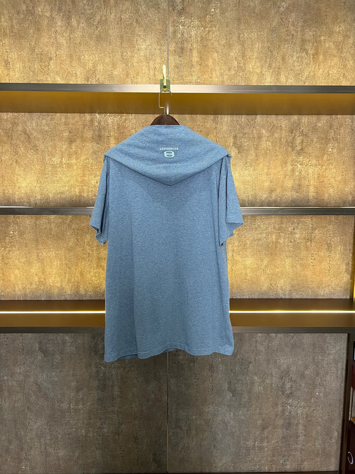 Balenciaga Shawl Short Sleeve Top