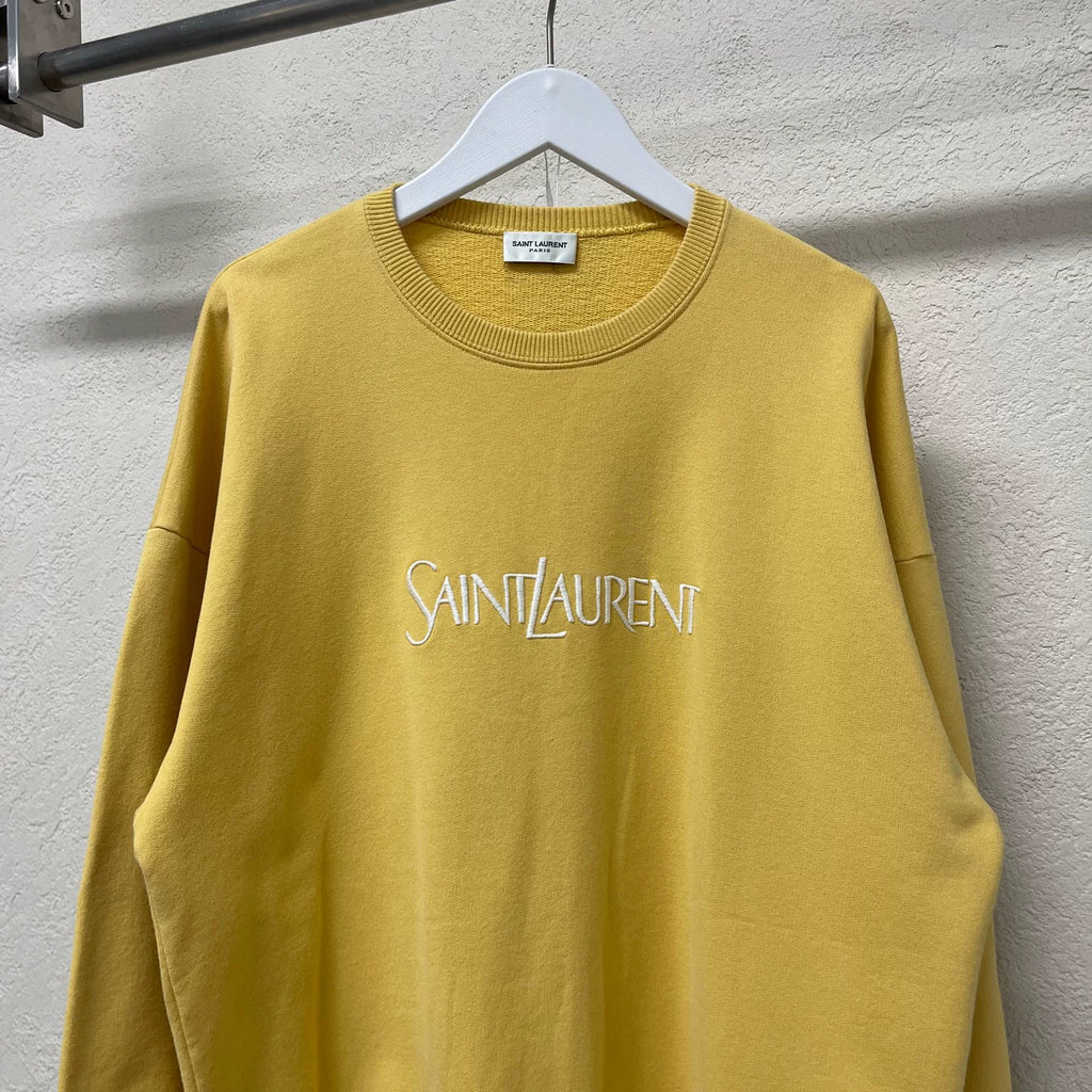 Saint Laurent Embroidered Logo Sweater