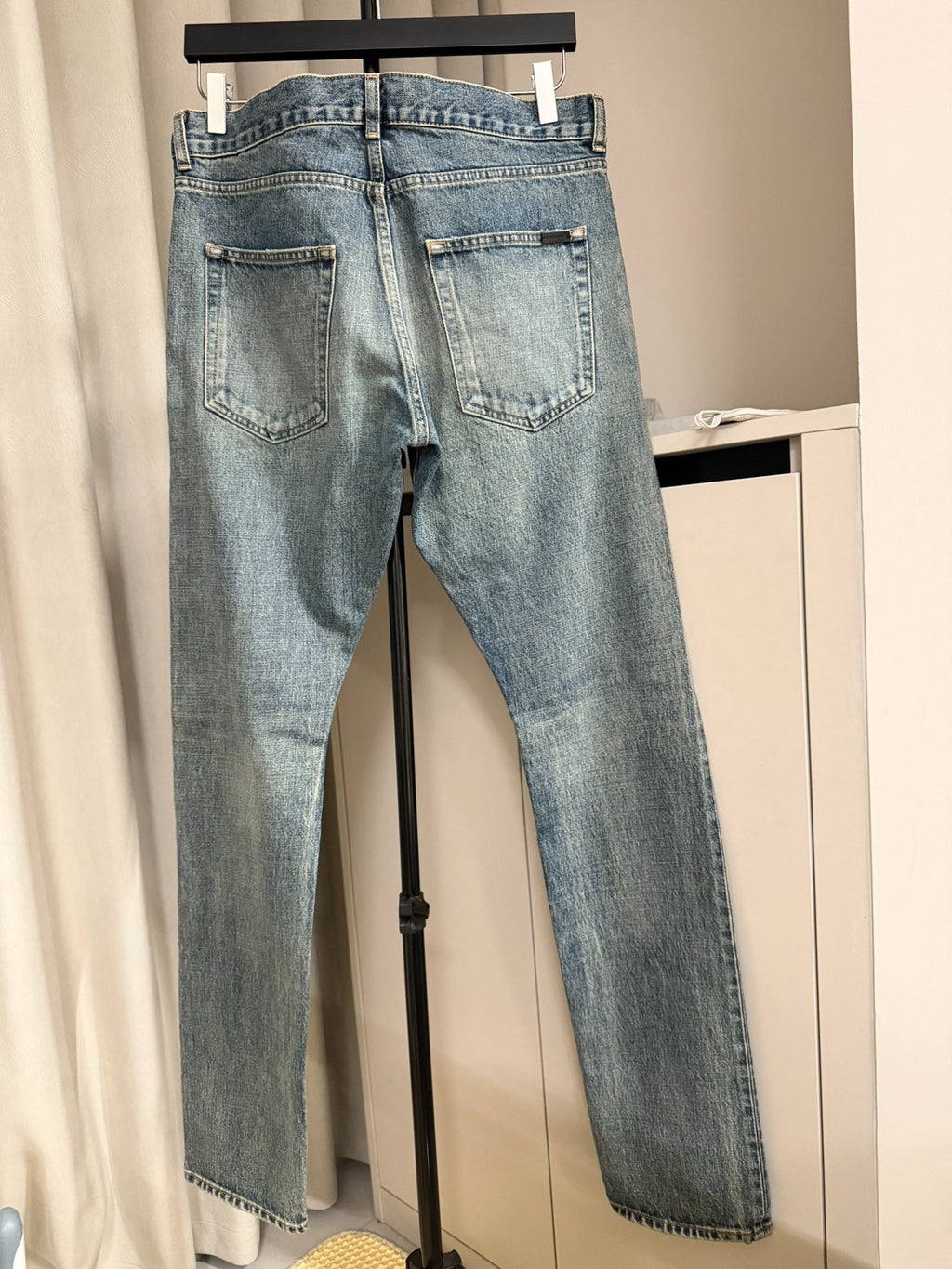 Saint Laurent Paris FW21 D18 Washed Denim Jeans