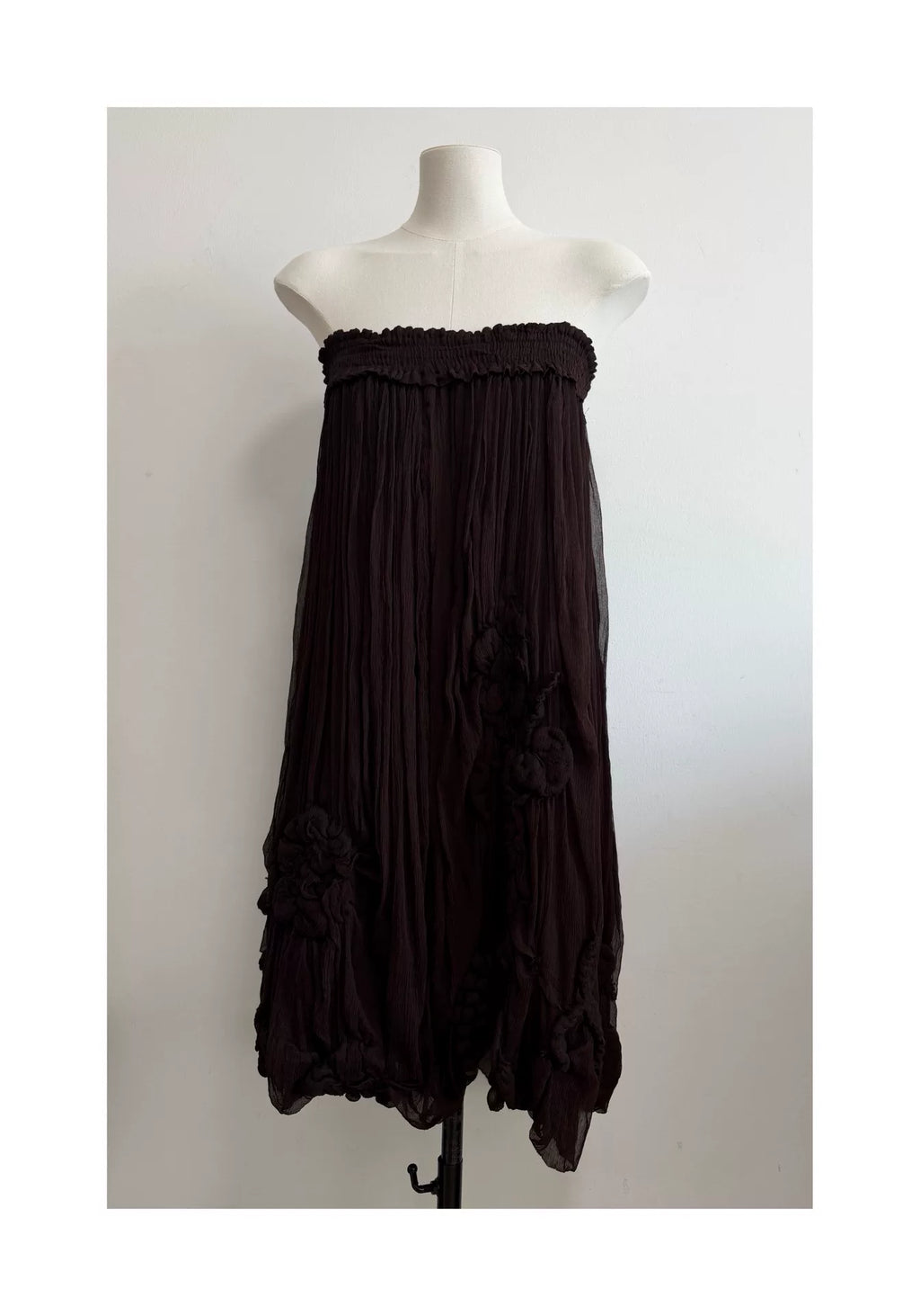Jean Paul Gaultier tulle skirt grape botanical pattern