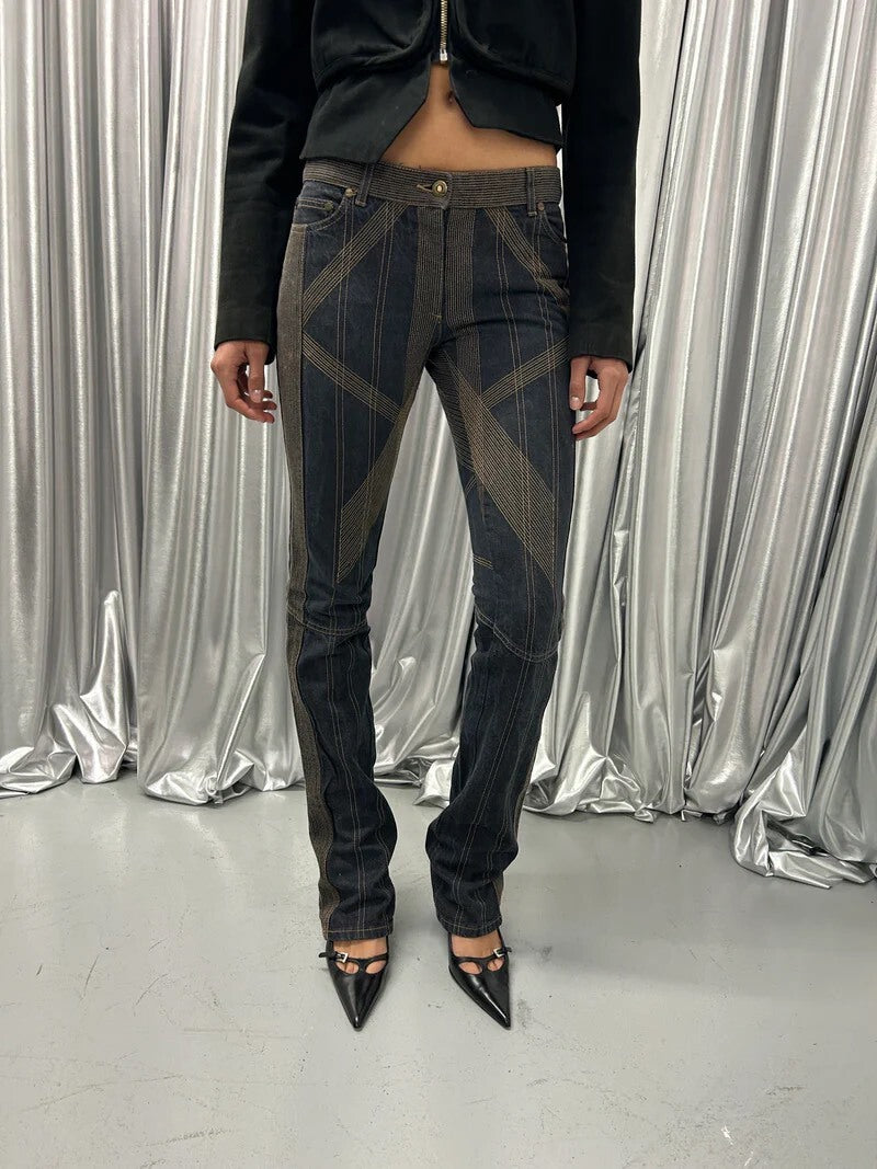 Alexander McQueen AW02 Denim Trousers