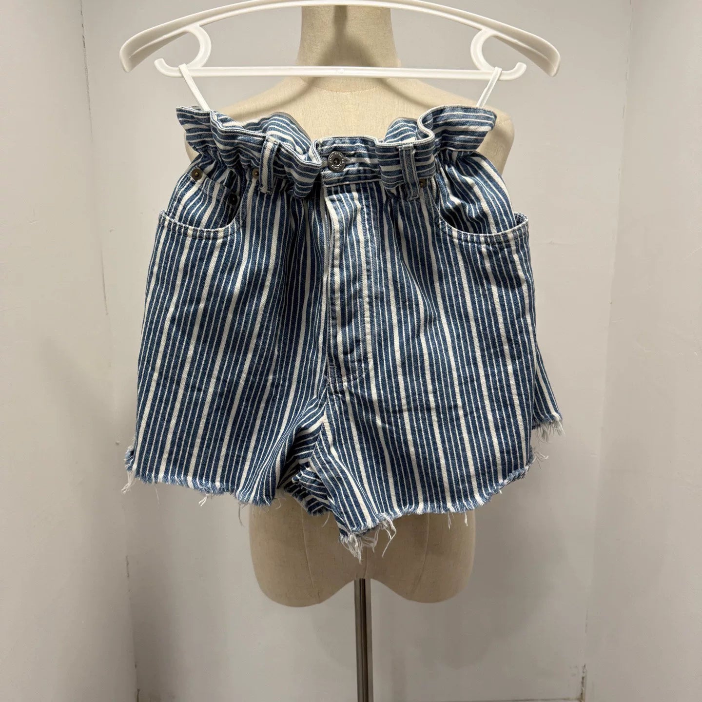 Miu Miu Striped Shorts