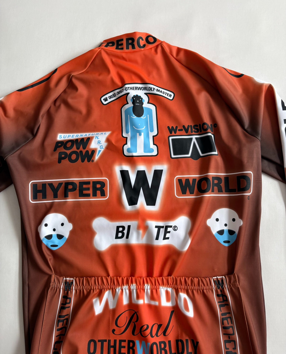 Walter Van Beirendonck Cycling Wear Walter Show Piece Slogan Cycling Wear