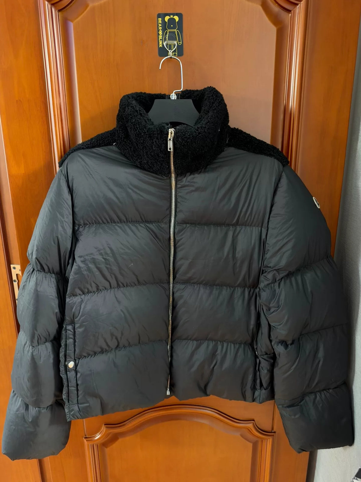 Moncler × Rick Owens Black Down Jacket