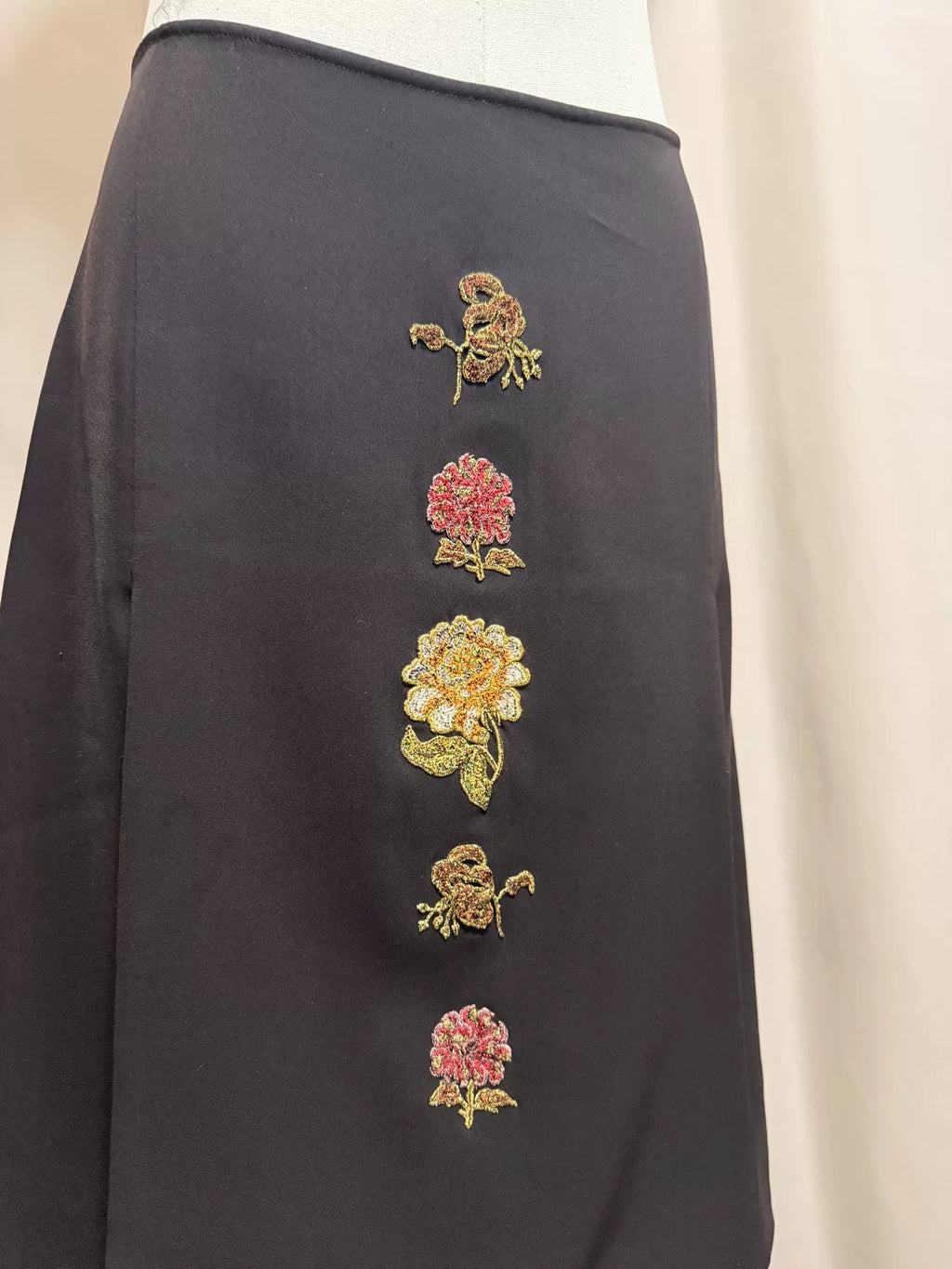 Vivienne Tam Embroidered Skirt