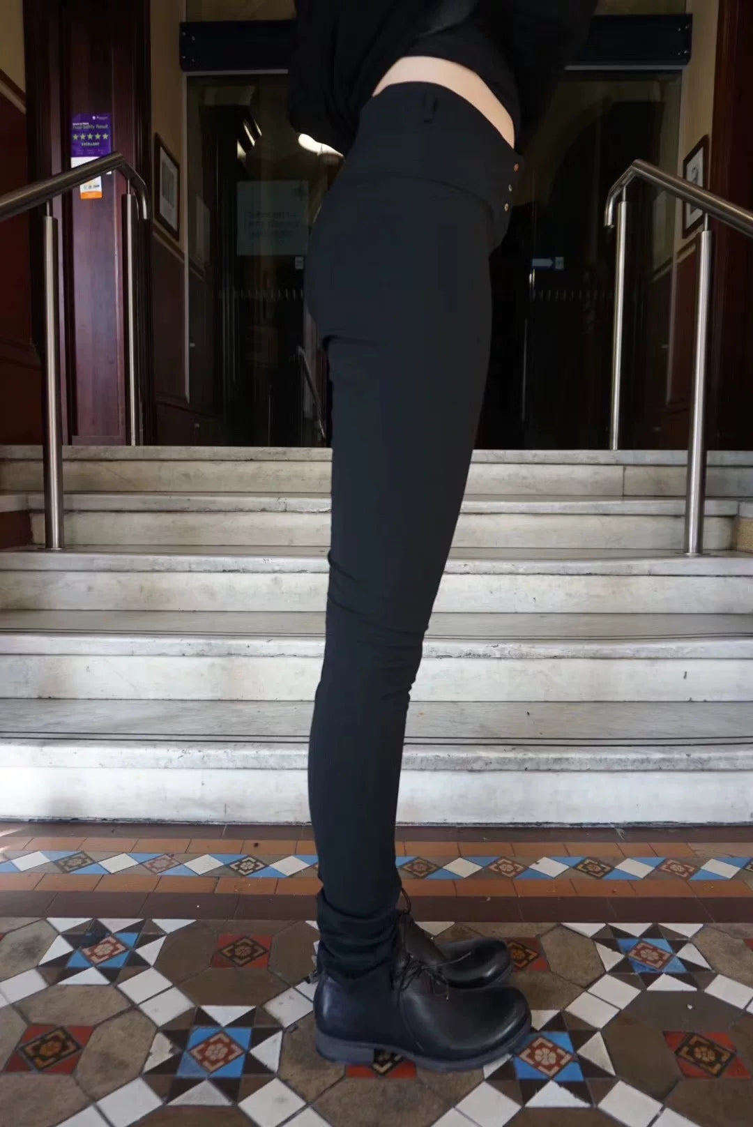 M.A+ AW17 leggings Black Wool Pants