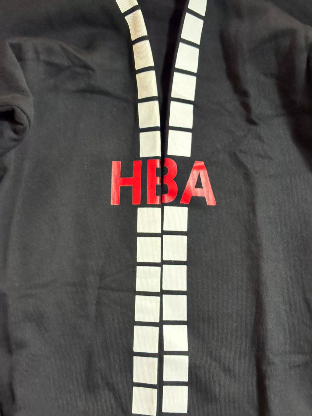 HBA Hood By Air FW15 Black Detroit Orgy Cotton Hoodie
