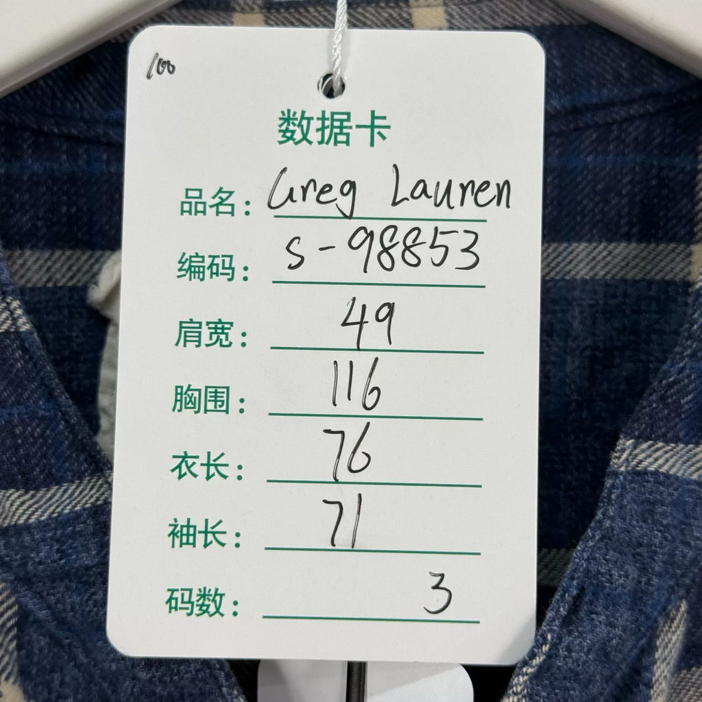 Greg Lauren GL Patchwork Distressed Long-Sleeve Shirt