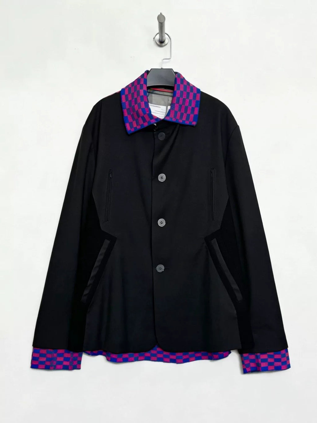 Kiko Kostadinov FW23 Runway Panel Wool Jacket