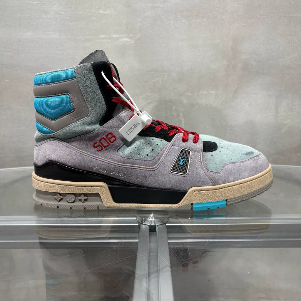 Louis Vuitton LV High-Top Monogram Sneakers Size