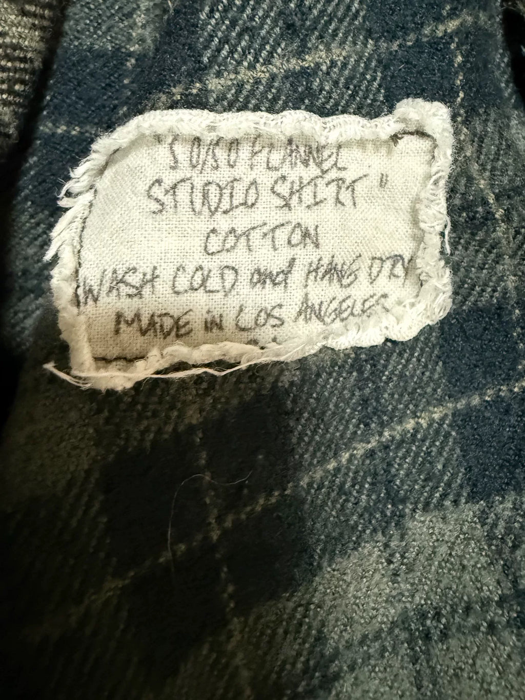 Greg Lauren Flannel Patchwork Jacket