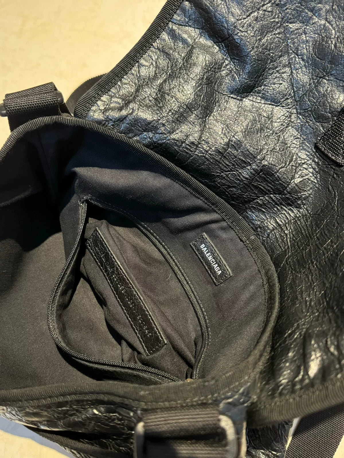 Balenciaga Explorer Crossbody Black Bag