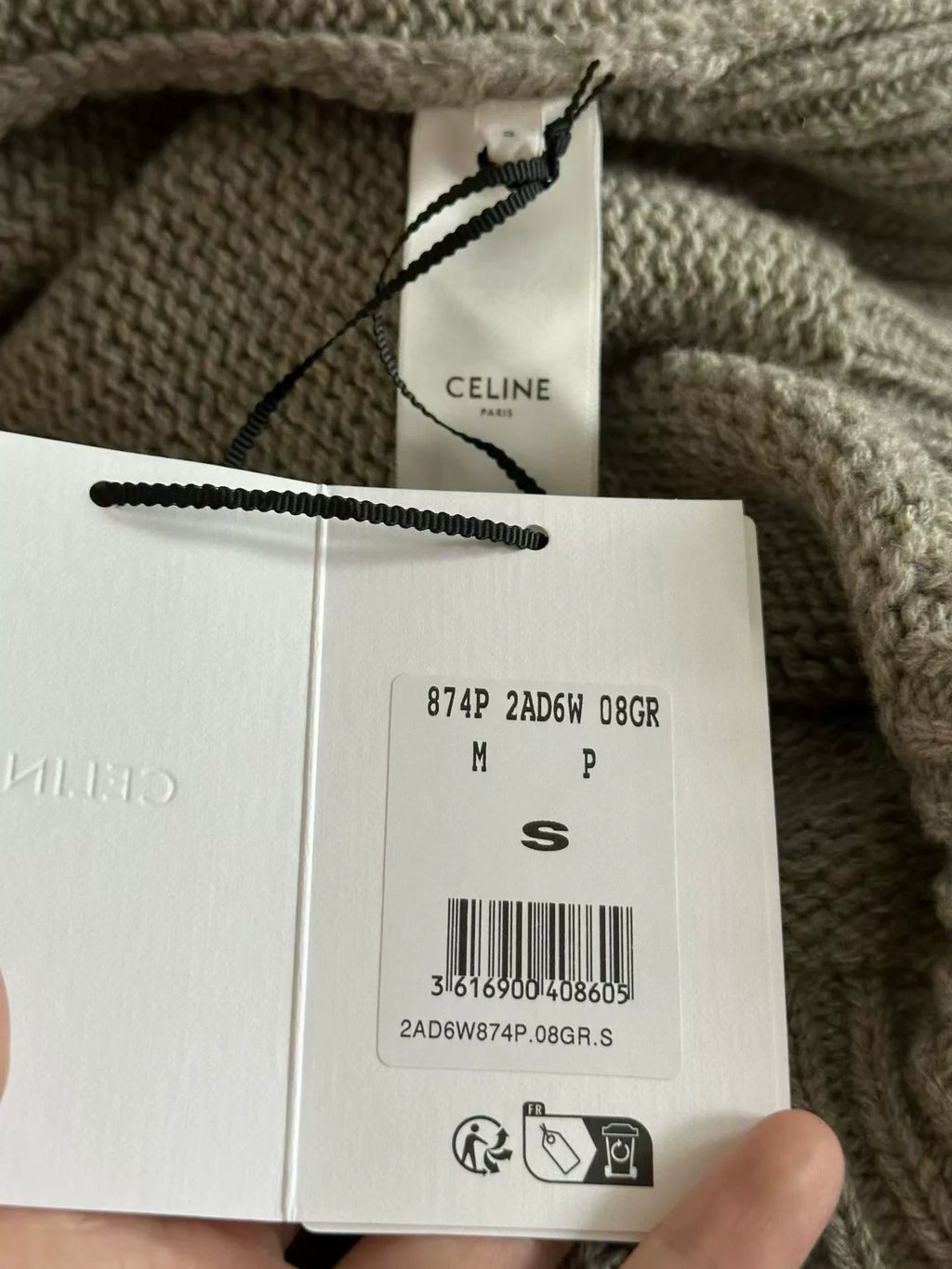 Celine Fair Isle Arc de Triomphe Sweater