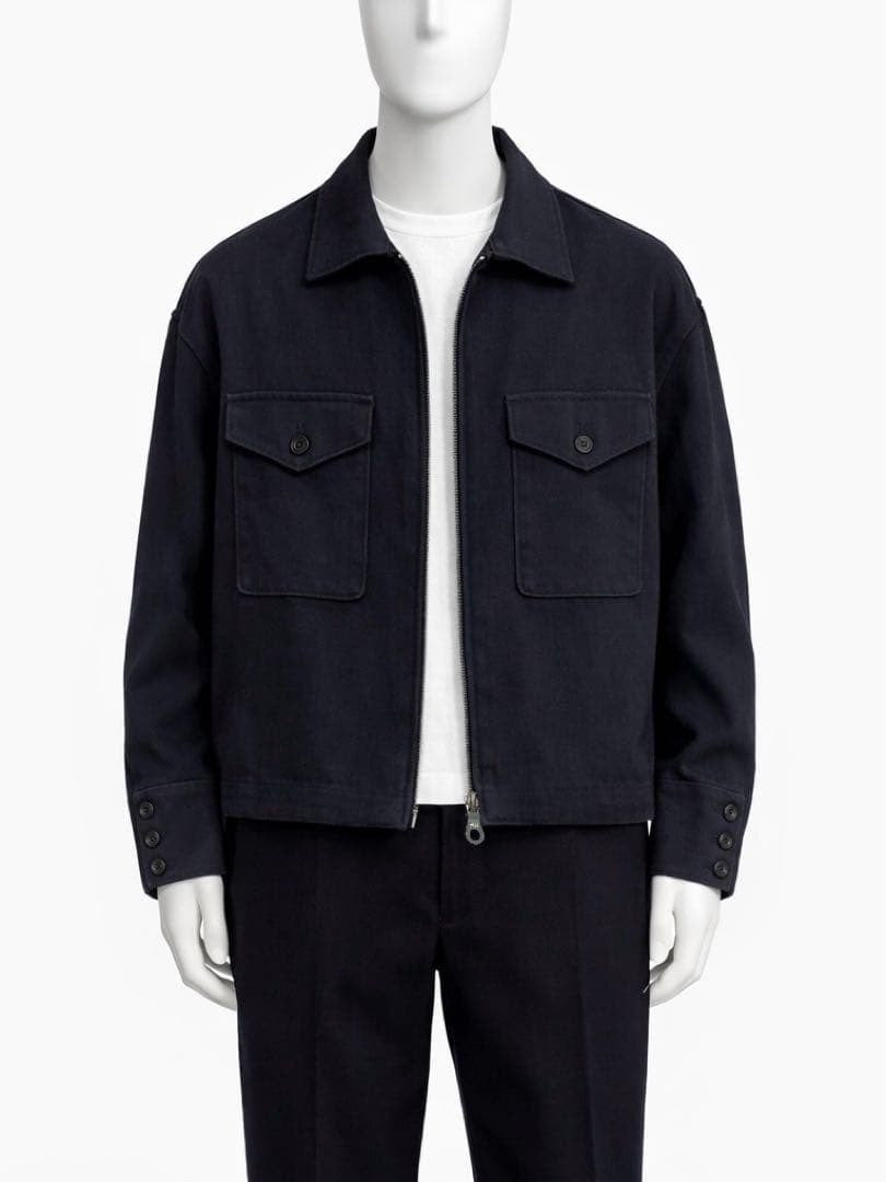 Yohji Yamamoto 1980s Wool Zip-Up Jacket