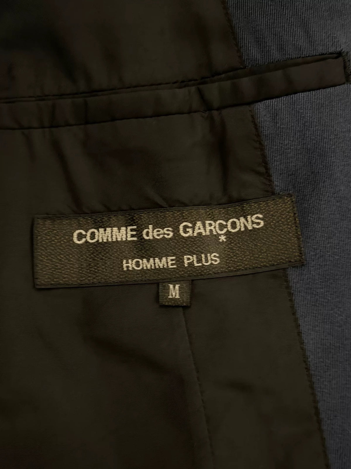 Comme des Garcons Homme Double-Breasted Navy Blazer