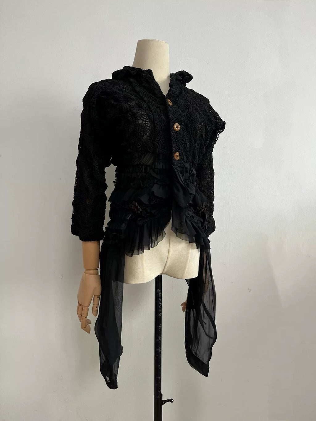 Comme des Garçons Rei Kawakubo 2005 AW Ghost Bride Black Top