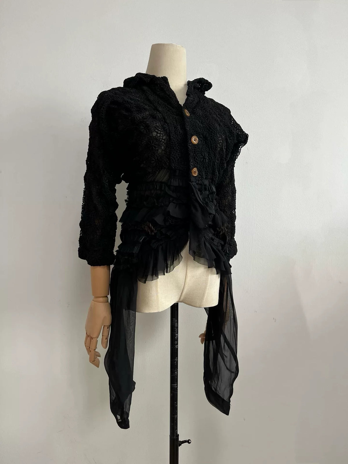 Comme des Garçons Rei Kawakubo 2005 AW Ghost Bride Black Top