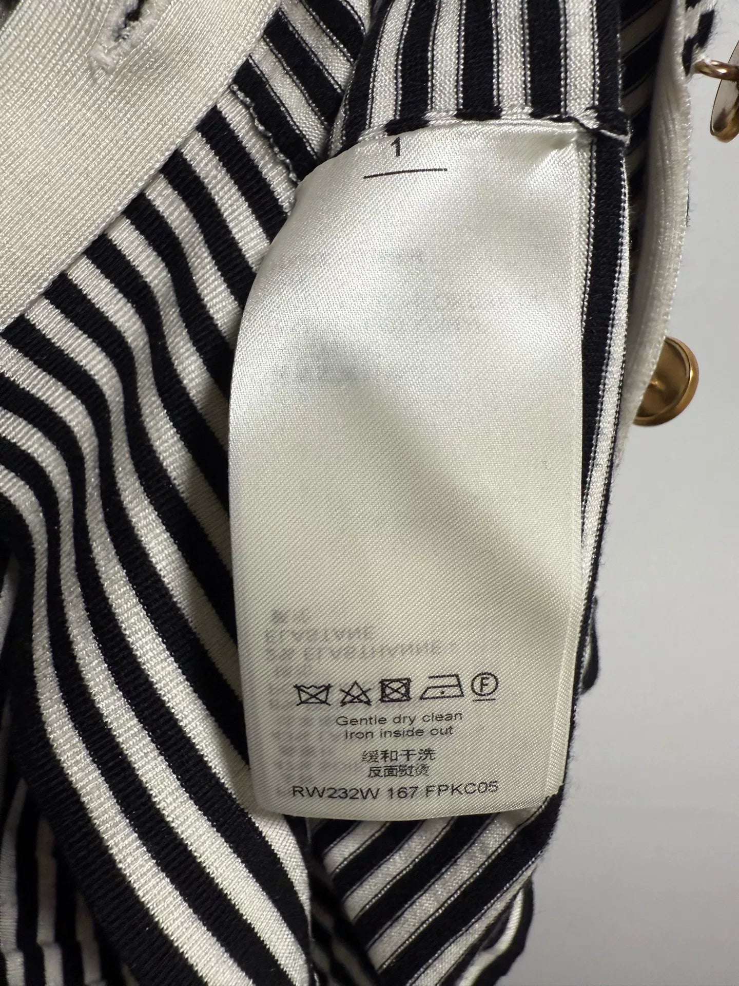 Louis Vuitton Gold Logo Wool Cardigan