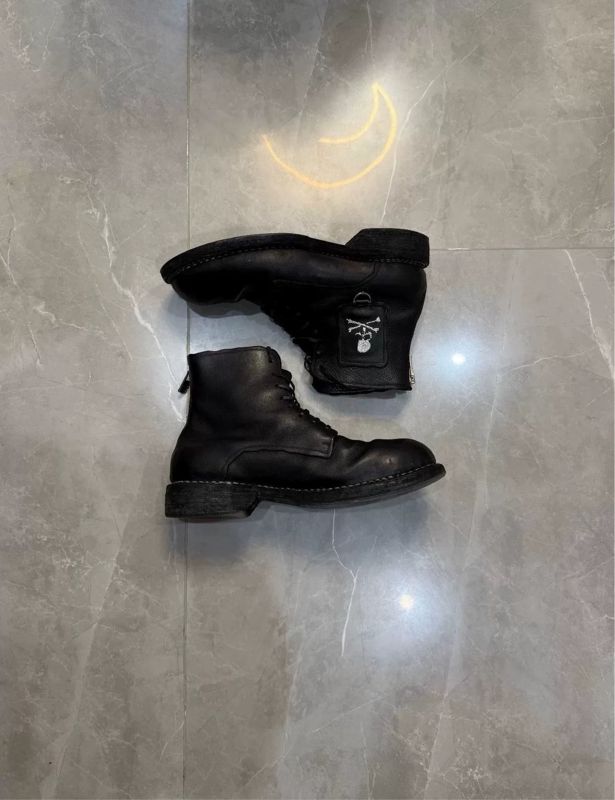 mastermind Japan Thick Calf Skull Sneakers
