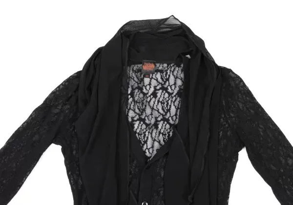 Jean Paul Gaultier Vintage Black Lace Top