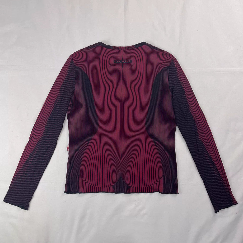 2001 Fall/Winter Jean Paul Gaultier Muscle Print Stretch T-Shirt