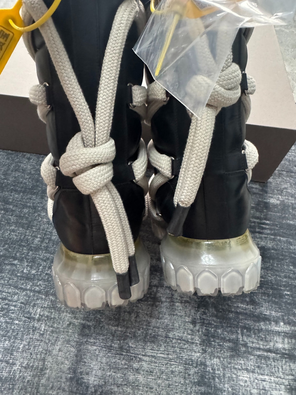Rick Owens Lace-Up Snow Boots