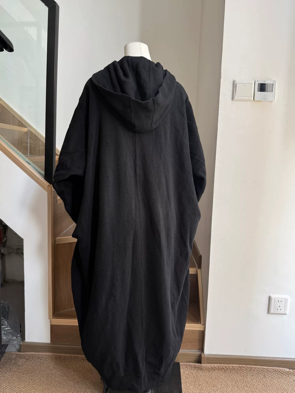Julius AW20 Dark Vanguard Long Hooded Coat
