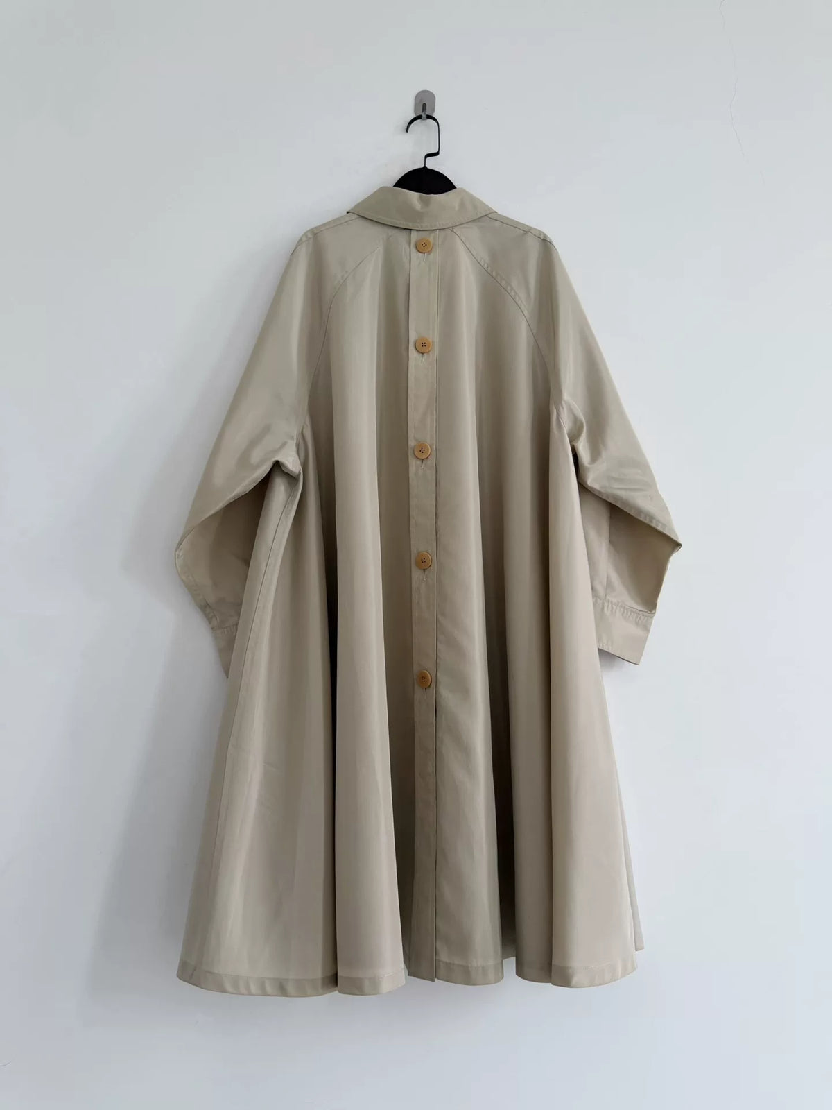 Celine 1990s Trench Beige Vintage Cape Coat