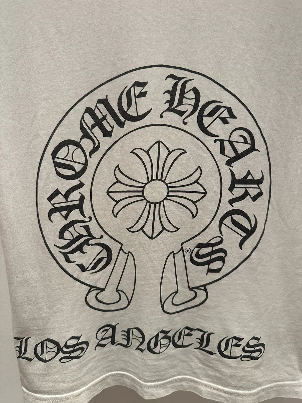 Chrome Hearts Los Angeles City Limited Edition Horseshoe Short-Sleeve T-Shirt