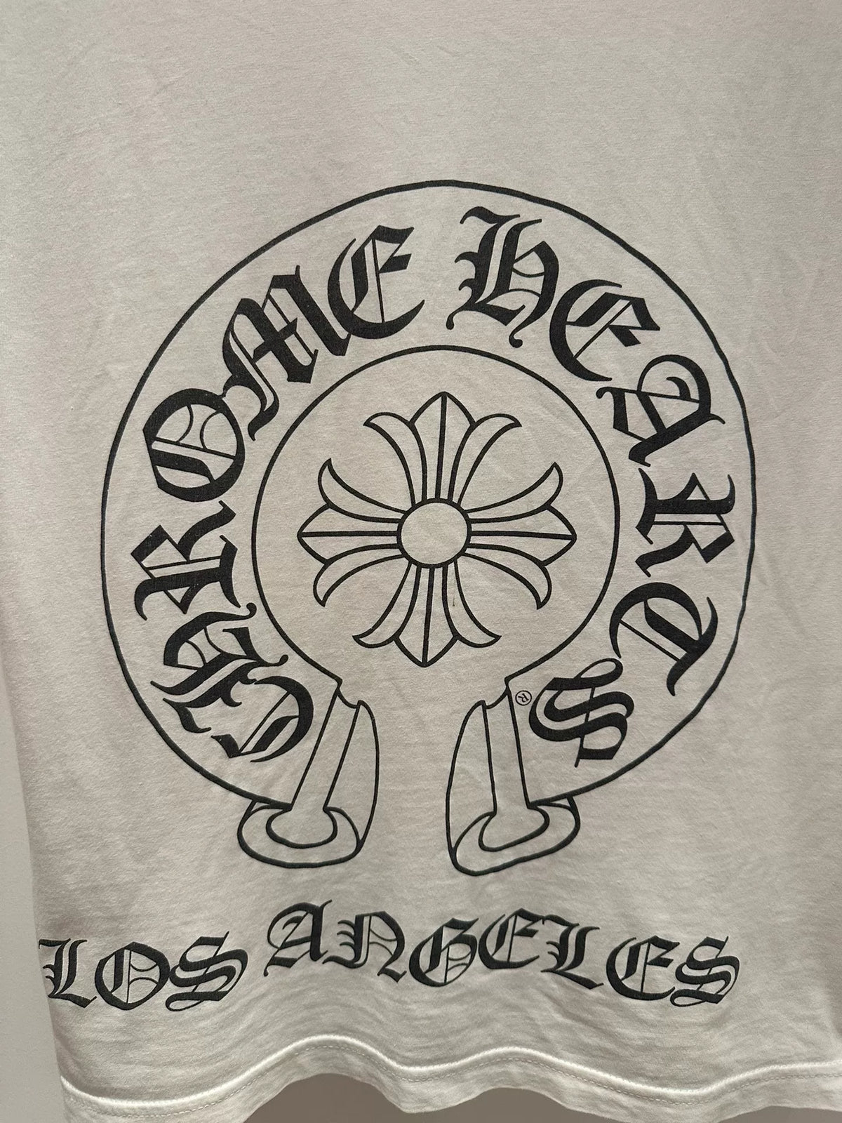 Chrome Hearts Los Angeles City Limited Edition Horseshoe Short-Sleeve T-Shirt