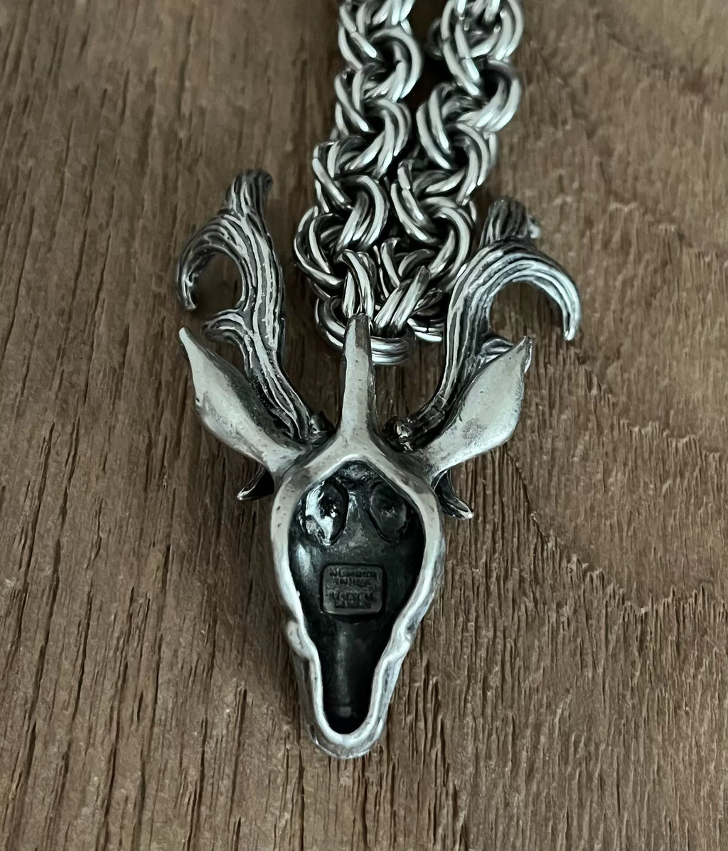 Number (N)ine 08AW Deer Head Necklace