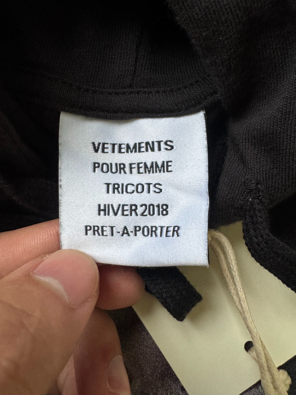 Vetements Sweatshirt Titanic Lightweight Hoodie