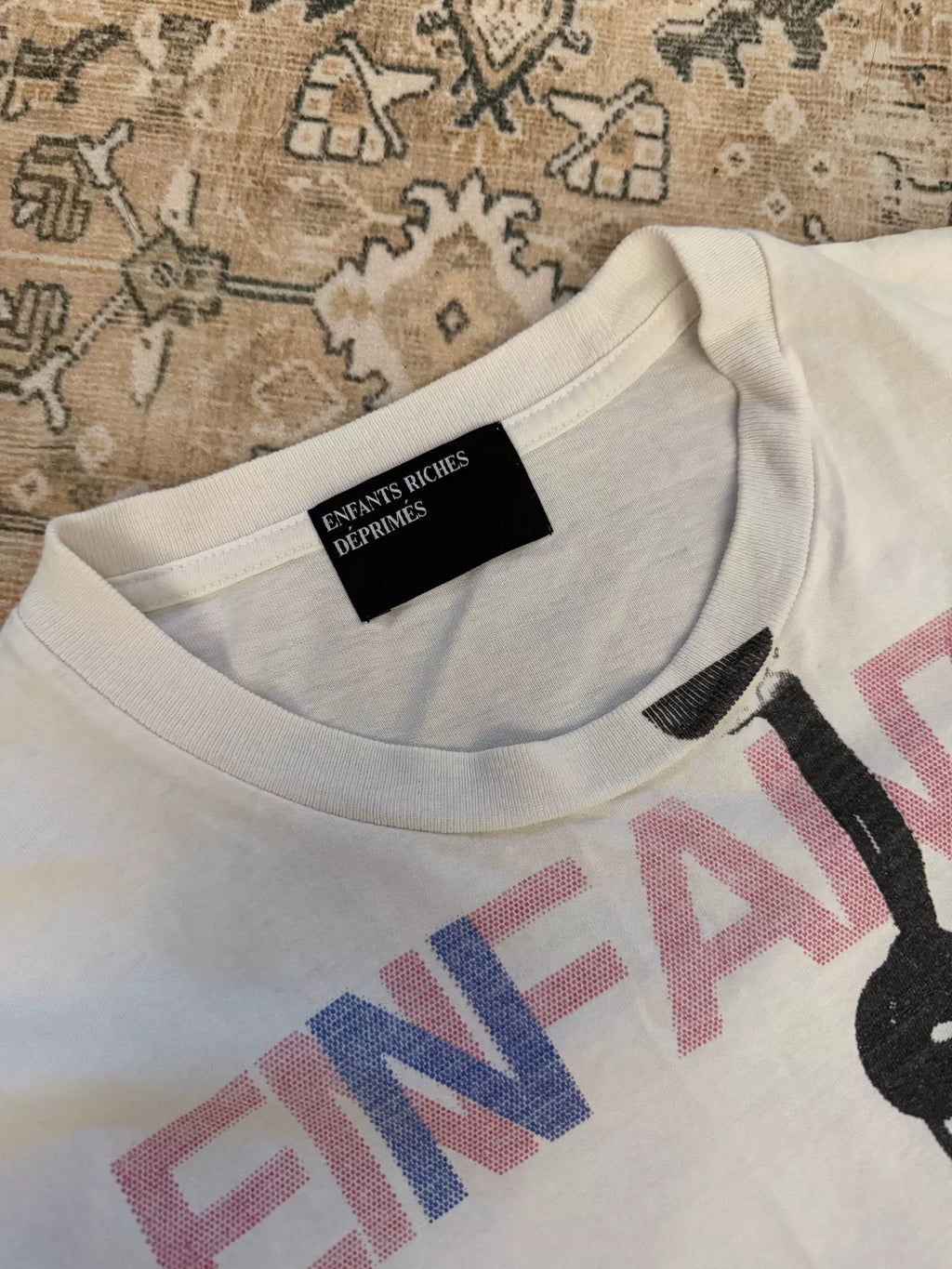 Enfants Riches Deprimes 25SS Letter Print Crew Neck Short Sleeve T-Shirt