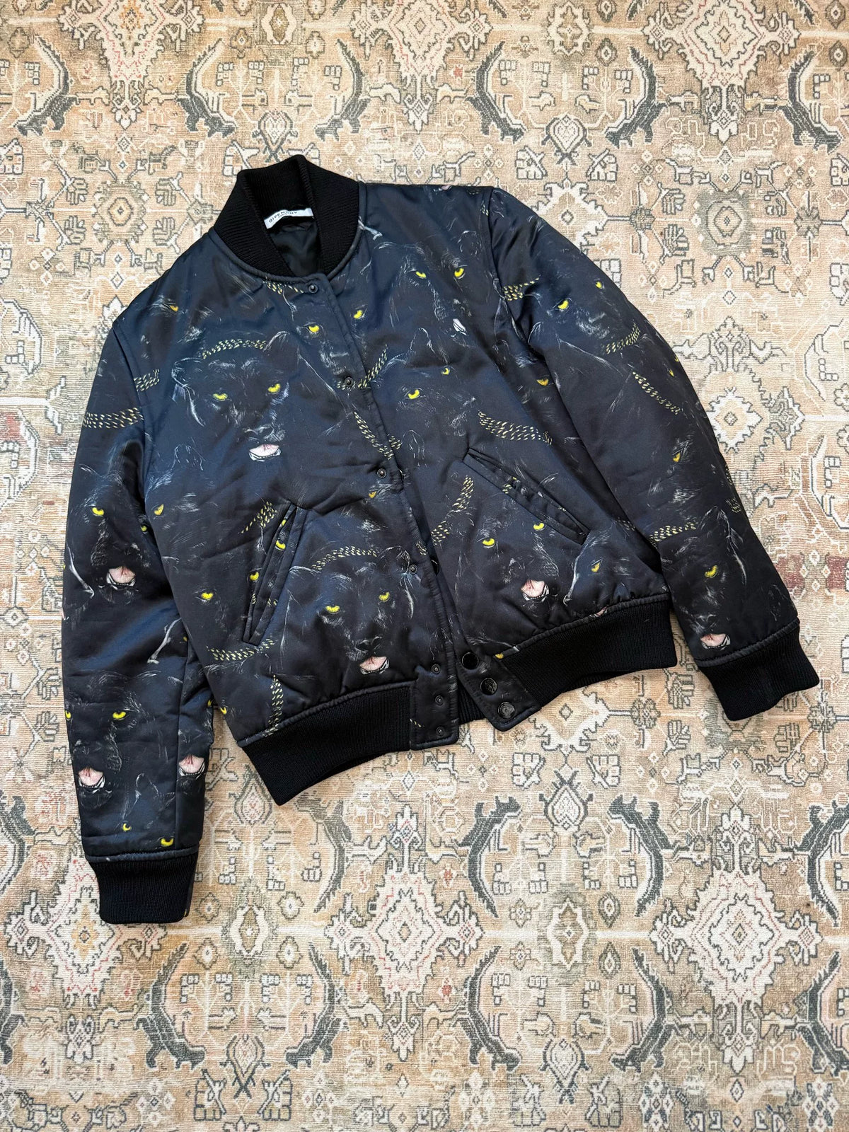 Givenchy Black Panther Padded Jacket
