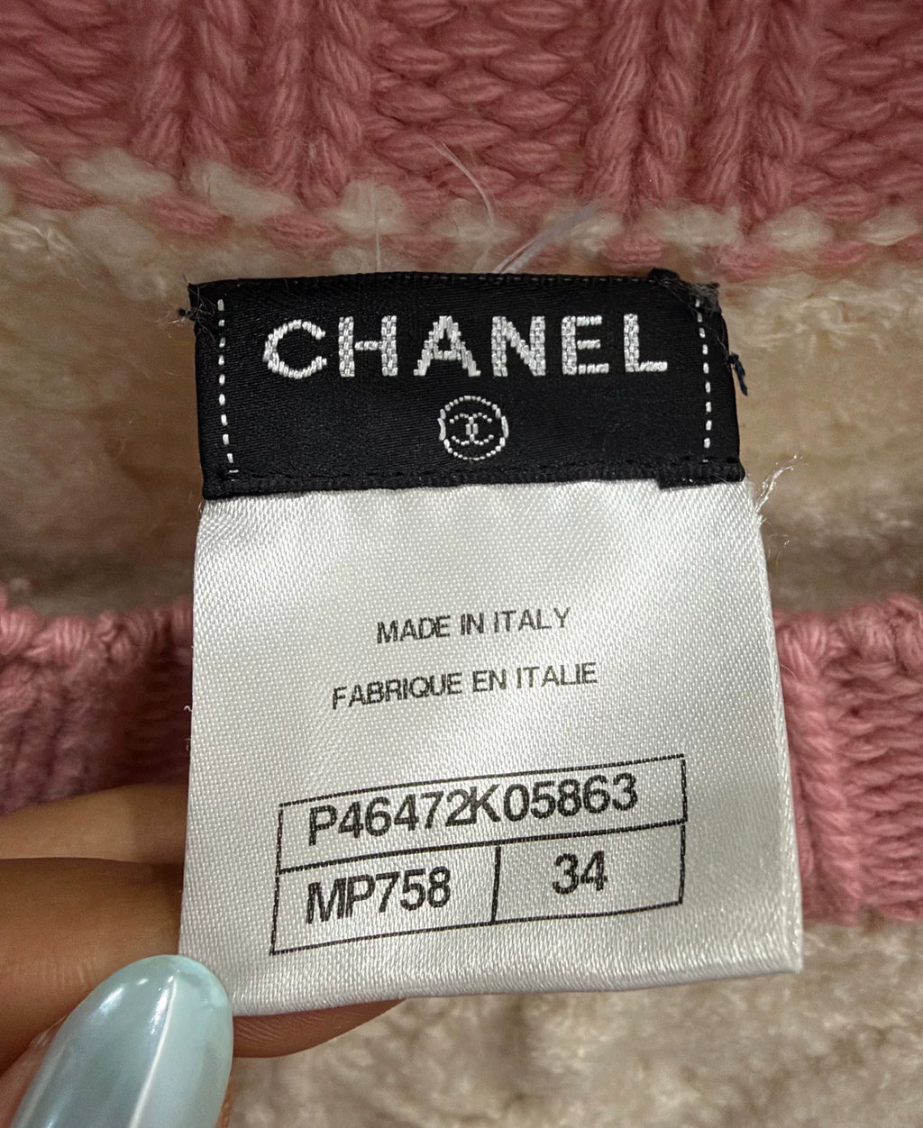 Chanel Edinburgh Contrast Knit Sweater