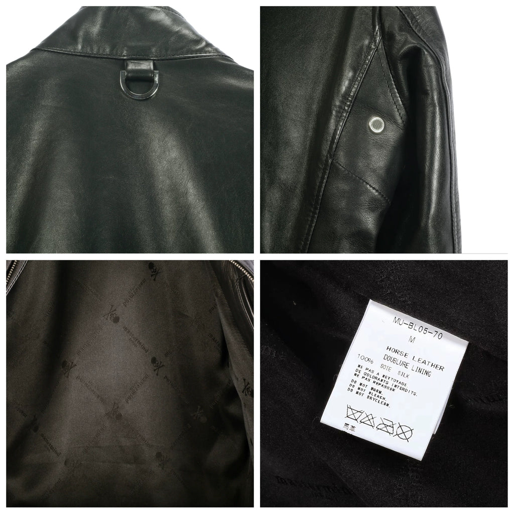 Mastermind Japan Embroidered Skull Leather Hiro Exile Pride Jacket