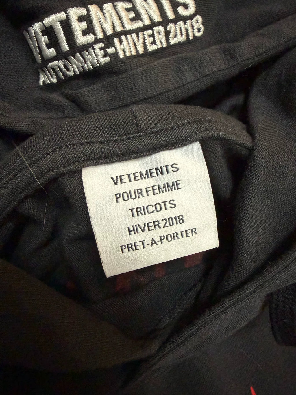 Vetements SS18 Sanskrit Sweatshirt