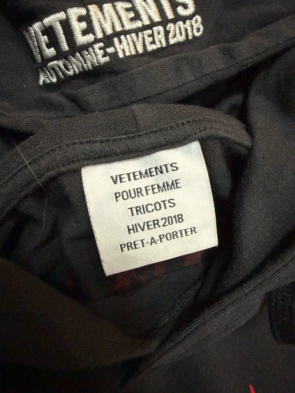 Vetements SS18 Sanskrit Sweatshirt