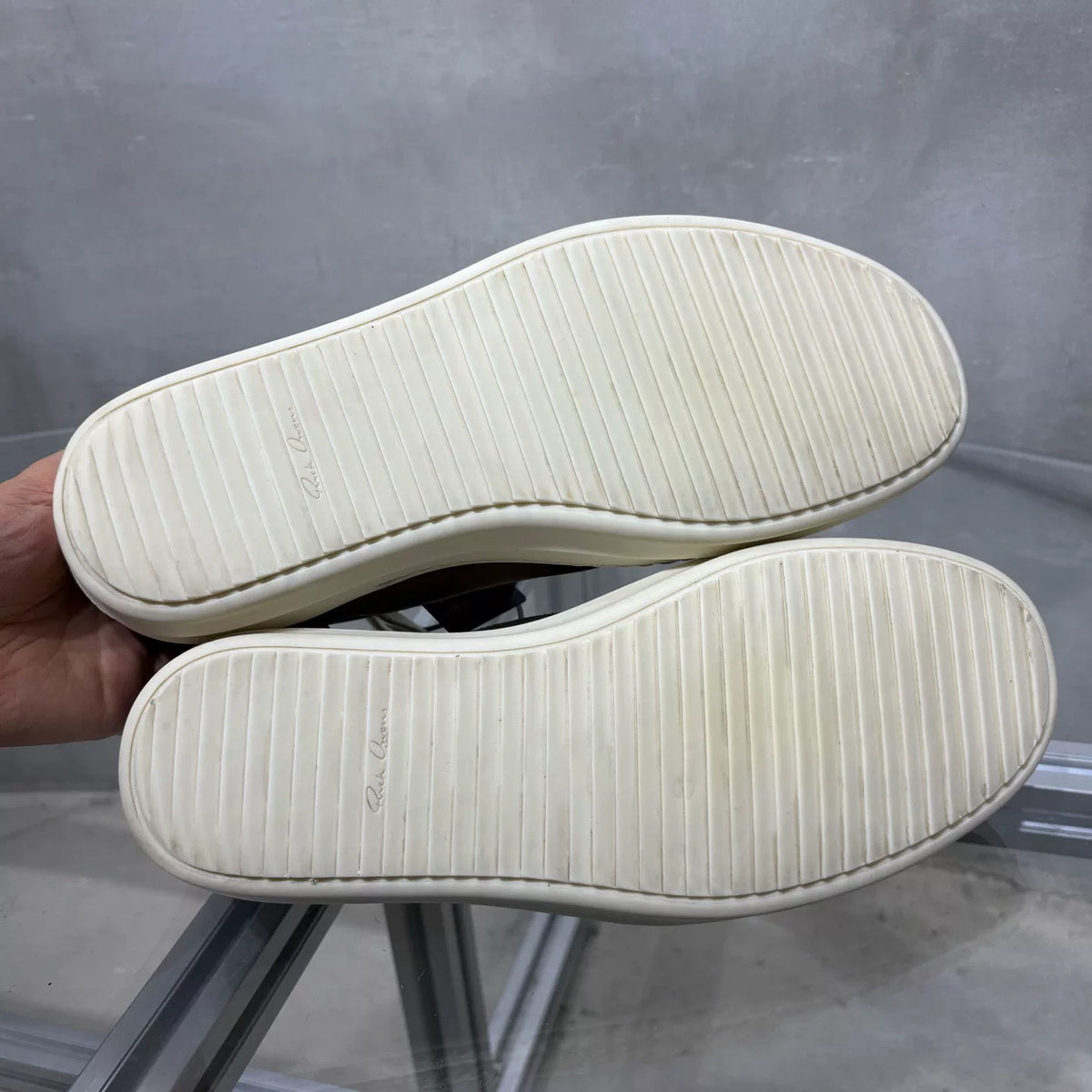 Rick Owens Brown Vans Sneakers