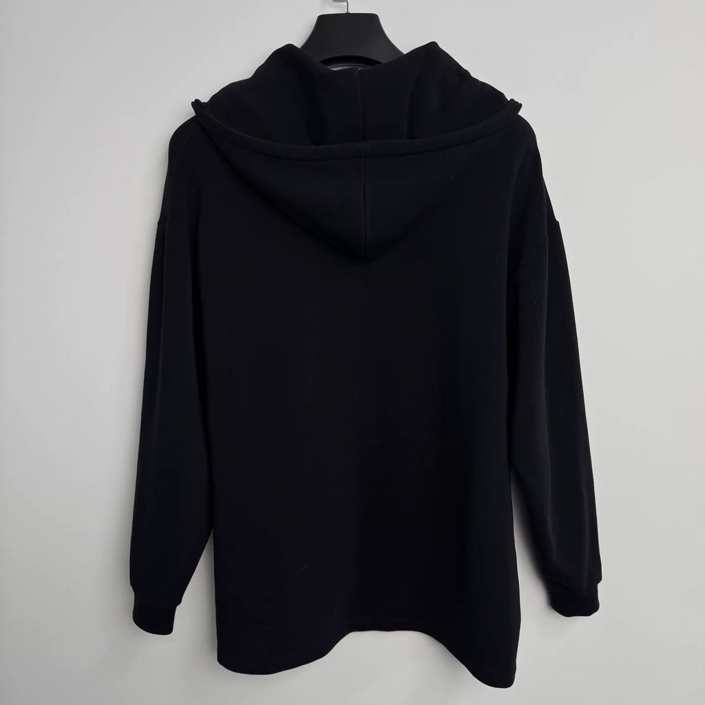 Balenciaga Logo Embroidered Hoodie - Devines