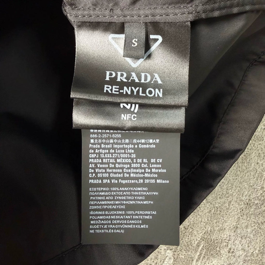 Prada Triangle Logo Sleeve Shirt