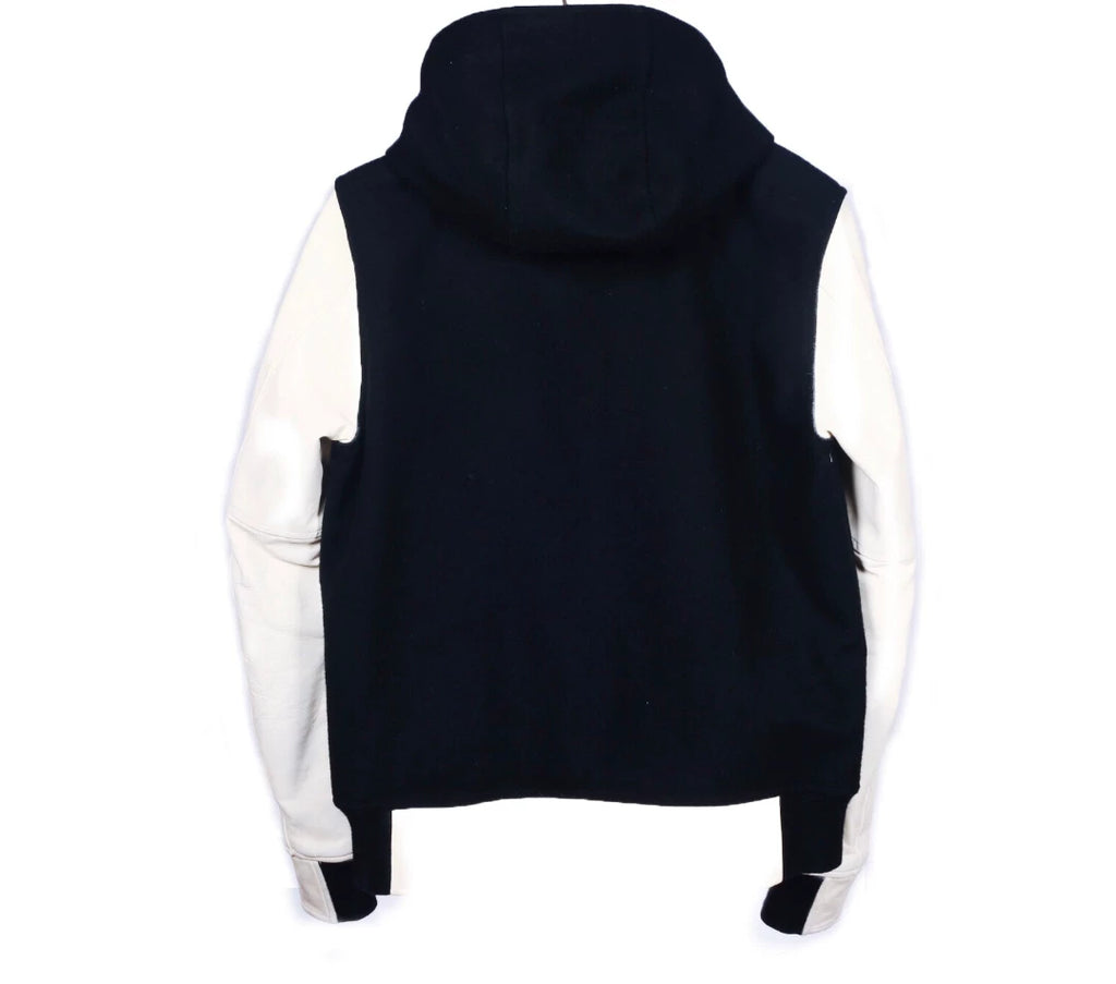 Mastermind Japan Theater8 Rolling Stones Wool Varsity Black Jacket