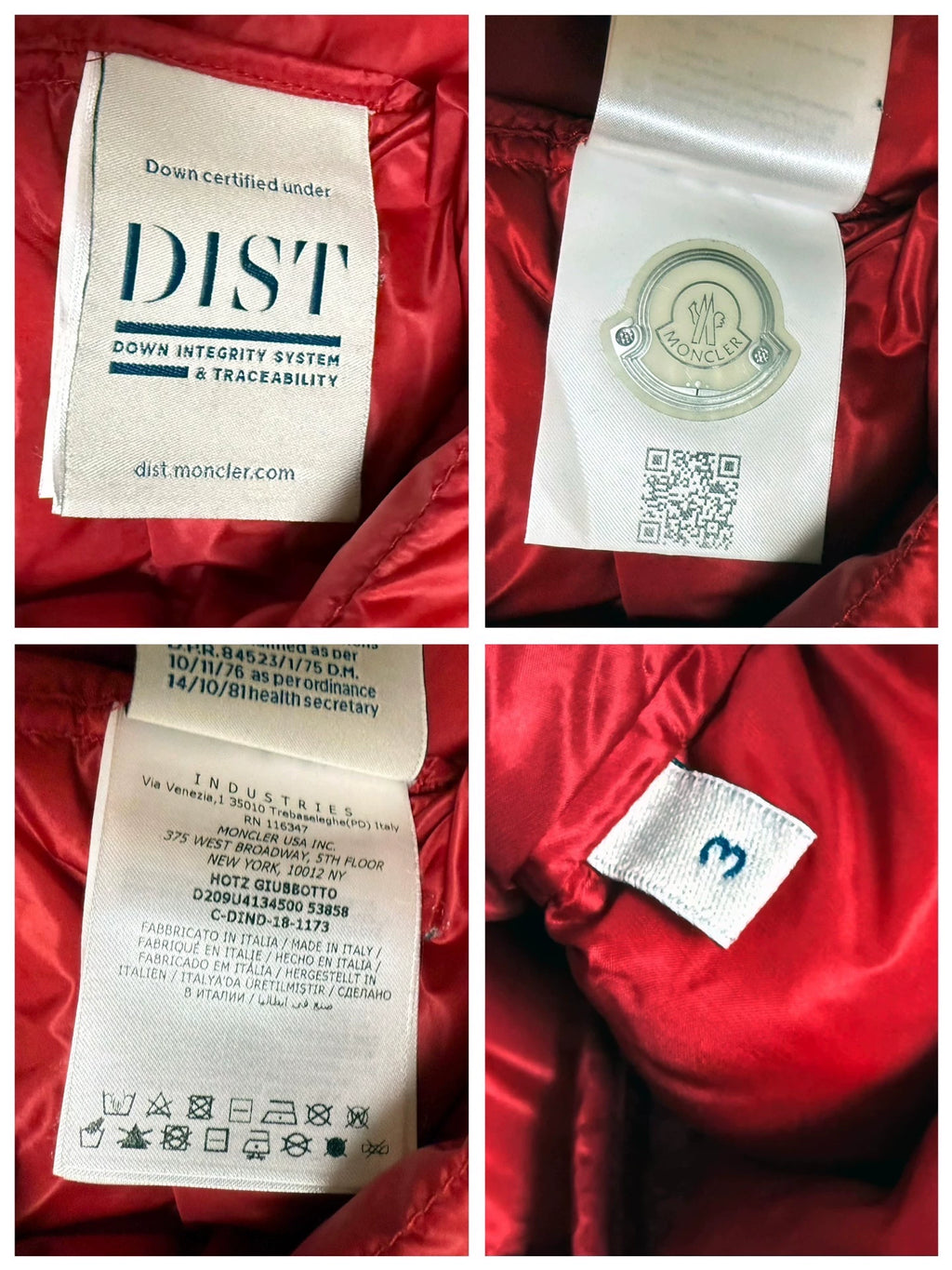Moncler×fragment Genius Hotz Fujiwara Red Down Jacket