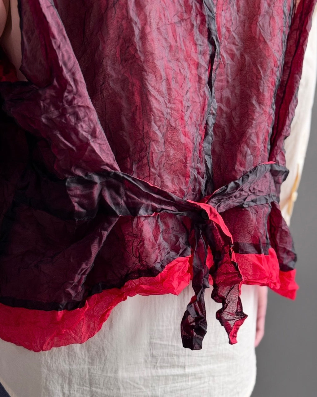 Issey Miyake Double-Layer Pleated Vest