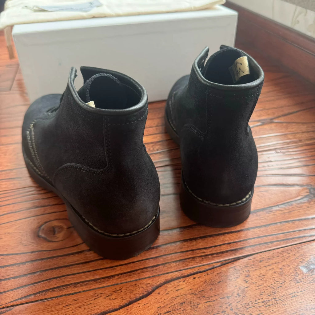 Visvim 25SS Brigadier Boots-Folk B Black Boots