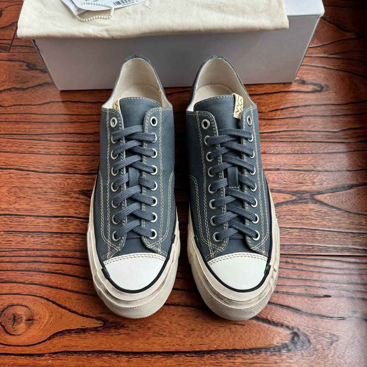 Visvim 26ss SKAGWAY LO G.PATTEN Chunky Sole Canvas Shoes