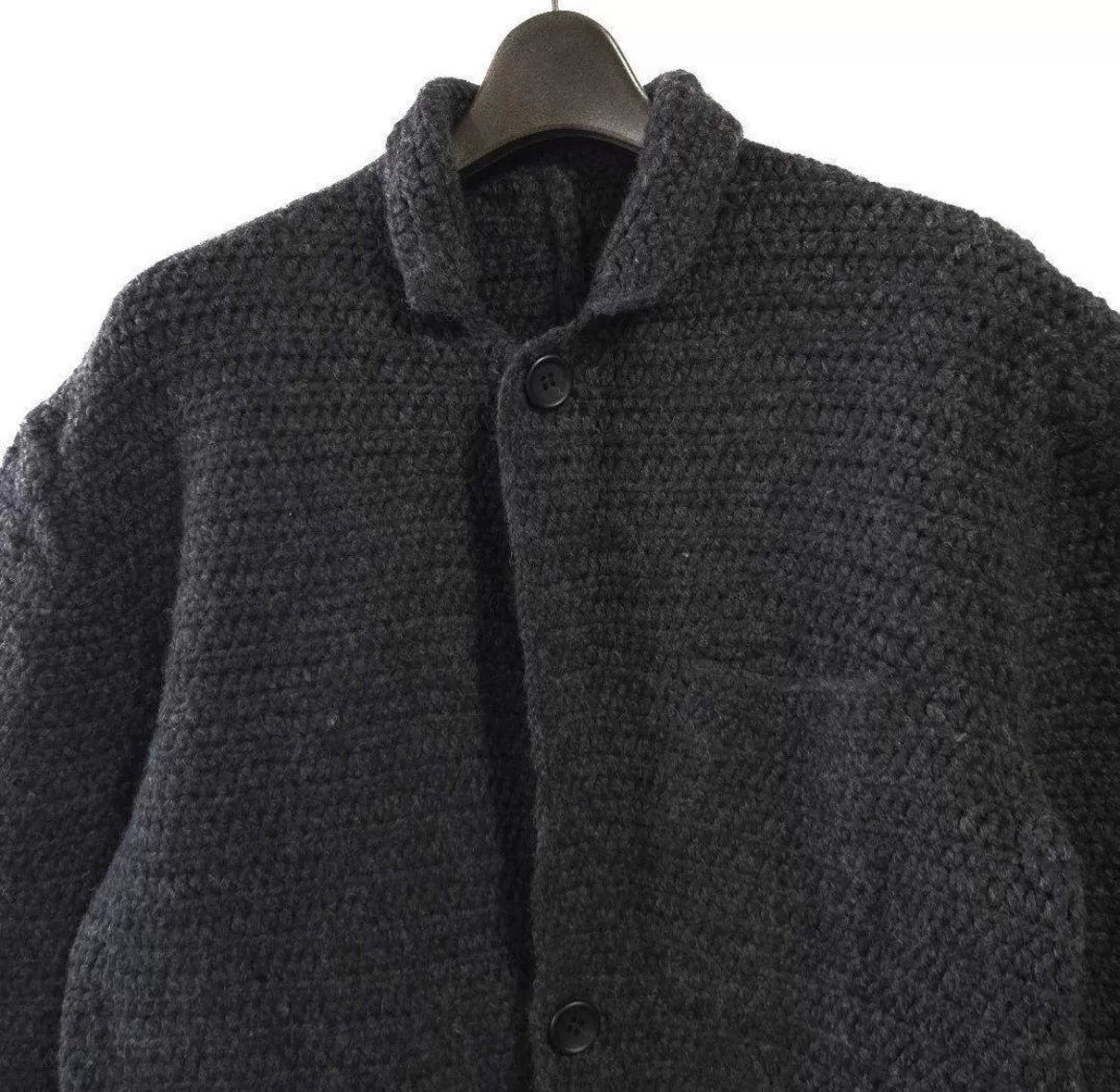 Yohji Yamamoto AW01 Runway Wool Knit Jacket